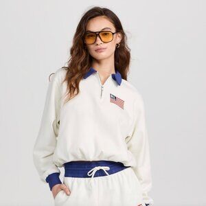 Polo Ralph Lauren Flag Quarter Zip Sweatshirt